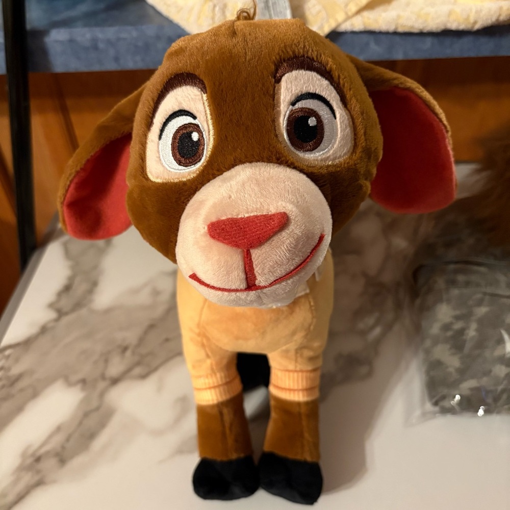 Disney Wish Valentino Goat 13" Large Plush Stuffed Animal Cuddle Soft Toy Gift